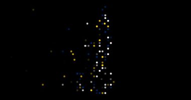 Dijital Parçacık Matriksi Düşen Noktalardan New Hampshire Haritasını Oluşturuyor