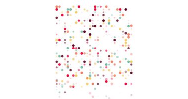 Pürüzsüz Dijital Parçacıklar Düşen Çemberlerden New Mexico Haritası