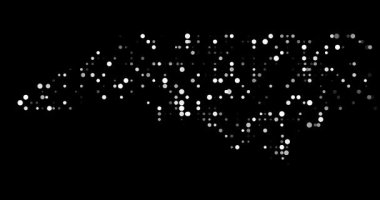 Dijital Toz Formları Kuzey Carolina Eyalet Sınır Canlandırması