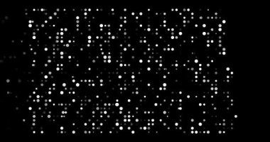 Düşen Parçacık oluşumu Kuzey Dakota Eyaleti Silueti Oluşturuyor