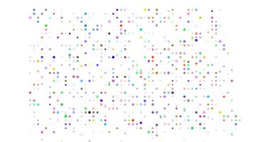 Düşen Çemberler Hareket Eden Kuzey Dakota Haritasını Oluştur