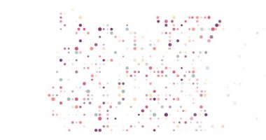 Oregon Eyaleti Silueti 'ni oluşturan Temiz Veri Parçacıkları Akışı