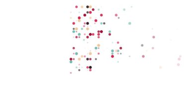 Düşen dairelerden oluşan Rhode Island 'ın Dinamik Parçacık Haritası