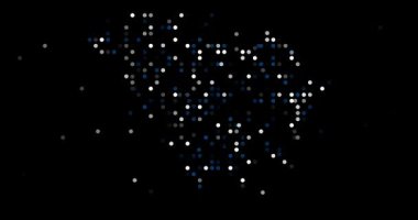 Güney Carolina eyalet haritasını oluşturan En Küçük Parçacık Hareketi