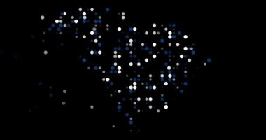 Güney Carolina eyalet haritasını oluşturan En Küçük Parçacık Hareketi