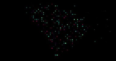 Güney Carolina eyalet haritasını oluşturan En Küçük Parçacık Hareketi