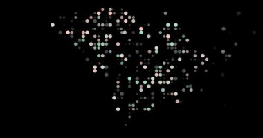 Güney Carolina eyalet haritasını oluşturan En Küçük Parçacık Hareketi