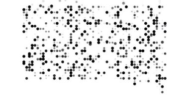 Güney Dakota Haritası Oluşturan Soyut Düşen Noktalar