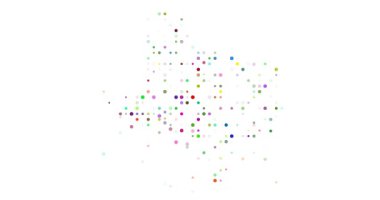 Teksas Haritasını oluşturan Dijital Parçacık Akışı