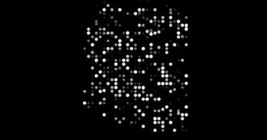 Soyut Düşen Noktalar Arizona Siluet Özeti Oluştur