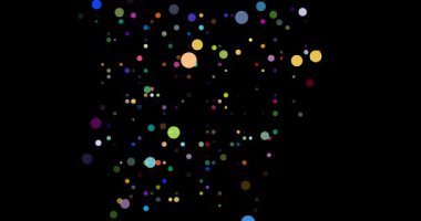 Arkansas Eyaleti Siluetinin Dinamik Parçacık Haritası