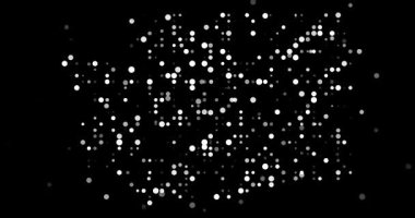 Soyut Düşen Noktalar Washington Bölgesinin Şeklini oluşturuyor