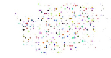 Dinamik Düşen Çemberler Washington Siluet Canlandırması