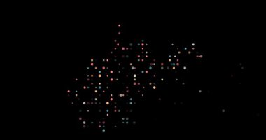 Yüzen Noktalar Batı Virginia Haritası 'na Toplanın