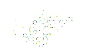 Batı Virginia Dış Hattı Siluetini Yapan Dijital Küreler