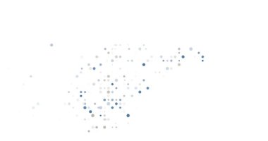 Dinamik Parçacık Yoğunluğu Batı Virginia Coğrafi Şeklini Yaratıyor