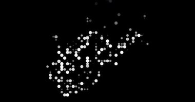 Animasyon Düşen Küreler Batı Virginia Eyalet Sınırı Yarattı