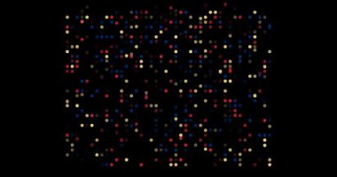 Soyut Düşen Noktalar Wyoming Eyaleti Şekli