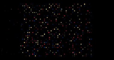 Şirket Parçacık Animasyonu Wyoming USA Siluet Döngüsü