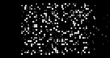 Şirket Parçacık Animasyonu Wyoming USA Siluet Döngüsü