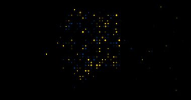 Soyut Parçacık Haritası Alaska Eyaleti Geçiş Hareketi