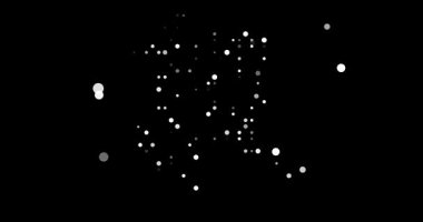 Alaska Haritası Oluşturan Soyut Düşen Noktalar