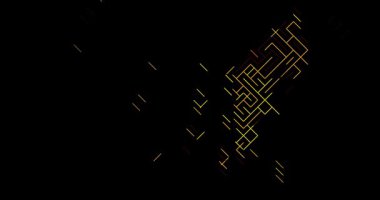 Kayan Geometri Parçacıkları Birleşik Arap Emirlikleri Dijital Ana Hattı