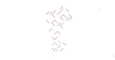 Soyut Kaydırma Çizgileri Benin Siluetini Göster