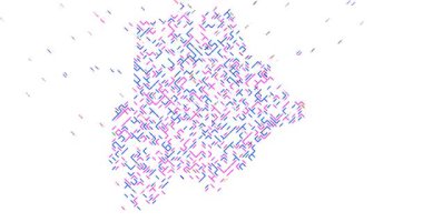 Teknik Hatlar Botswana Harita Silueti Binası