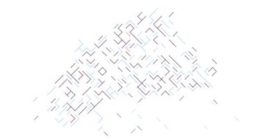 Burkina Faso Haritası Oluşturan Dinamik Çapraz Çizgiler