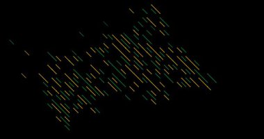Modern Hareket Çizgileri Orta Afrika Cumhuriyeti Haritası Görselleştirmesi