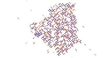 Teknik Hatlar Cezayir Haritası Silueti İnşa Ediyor