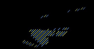 Kaydırma Çapraz Elementleri Gabon Haritasını Oluştur