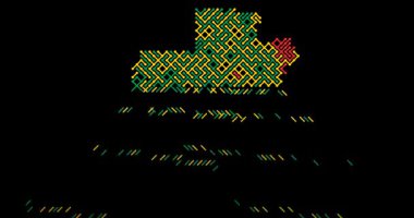 Gabon Haritası Oluşturan Çapraz Çarpışmalar