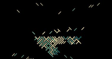 Gabon Haritası Oluşturan Çapraz Panelleri Özetle