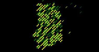 Gana Haritasının Şeklini Biçmek İçin Uçan Çizgiler
