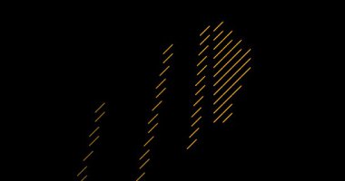 Soyut Kaydırma Çizgileri Reveal Lesotho Silüeti