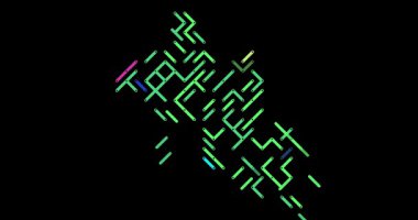 Soyut Geometrik Akış Liberya Haritası Özeti