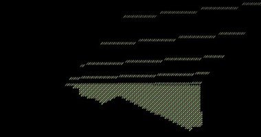 Şık Çapraz Çizgili Libya Haritası Arkaplanı
