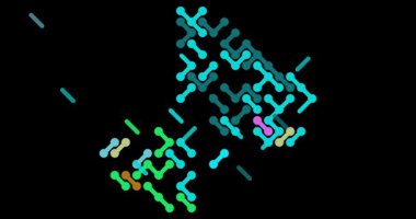 Minimalist Çapraz Çizgiler Malawi Harita Döngüsü