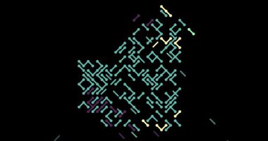 Hareket Grafikleri Çapraz Moritanya Silüeti