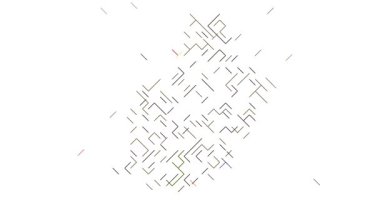 Kaydırma Blokları Mauritius Ülke Silueti Oluşturdu