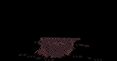 Geleceğin Kaydırma Çizgileri Mauritius Silüeti Canlandırması