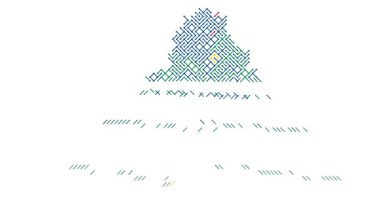 Teknik Hatlar Mauritius Haritası Silueti Binası