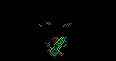 Modern Hareket Çizgileri Mayotte Harita Görselleştirmesi