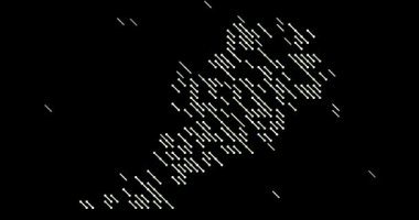 Küresel İletişim Çapraz Haritası Animasyon Fas