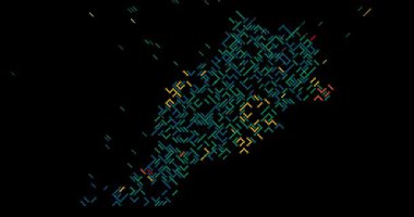 Dijital Slayt Geçişi Fas Ülke Haritası