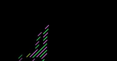 Soyut Geometrik Akış Fas Haritası Ana Hattı