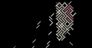 Çapraz Grafik Elementleri Nijer Haritası Oluştur