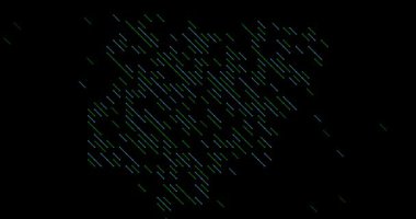 Çapraz Kaydırma Canlandırması Nijerya Silueti Oluşturuyor